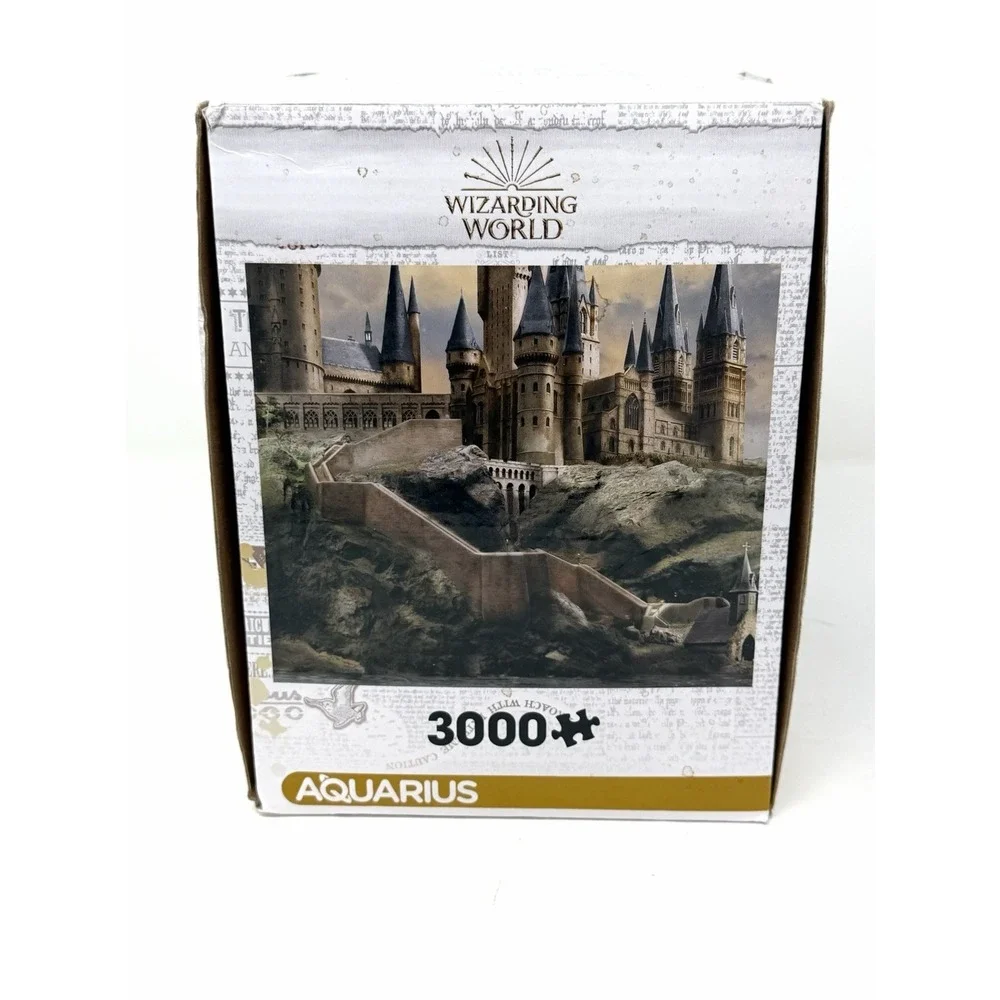 New Harry Potter Hogwarts Castle 3000 Piece Puzzle Aquarius Wizarding World